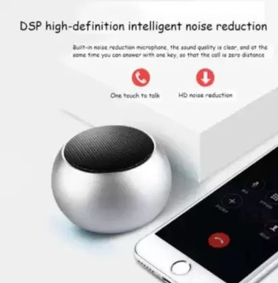 Techfly M39 Mini Bluetooth Speaker 4D Extra Bass with Google Assistant Smart Speaker(Gray)
