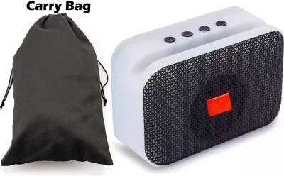 BUFONA Best Buy Mini Speaker + Carry Pouch with hanging rope Small Body Big Sound Smart Speaker Super Ultra Mini Boost Wireless Portable Bluetooth|3D sound| Splash proof Multimedia Speaker Built-in Mic High Bass Selfie Remote Control Control Button Low Harmonic Distortion 3D sound| indoor|outdoor| h