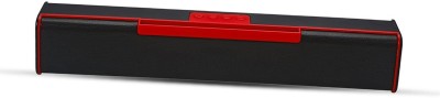 ZWOLLEX Soundbar with Built in Subwoofer, HDMI-Arc, Optical, Aux-in, USB & Bluetooth 10 W Bluetooth Soundbar(Red, Stereo Channel)