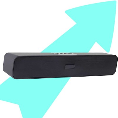 Bxeno Dj Bass Bar Studio Bluetooth Soundbar Moviebar Party Light With High 10 W Bluetooth Soundbar(Black, Stereo Channel)
