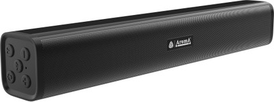 Aroma Delta-16W,Upto 6Hrs Music Time*,Dynamic Thunder Sound,Heavy Bass Multifunctional 16 W Bluetooth Soundbar(Dazzling Black, Stereo Channel)