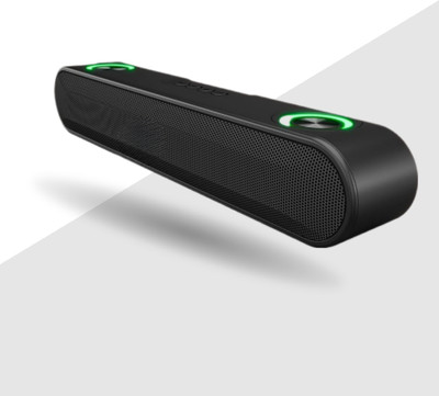 TX -FLO 19h playtime Enjoy cinematic sound with a high-performance Bluetooth soundbar 20 W Bluetooth Soundbar(Black, Stereo Channel)