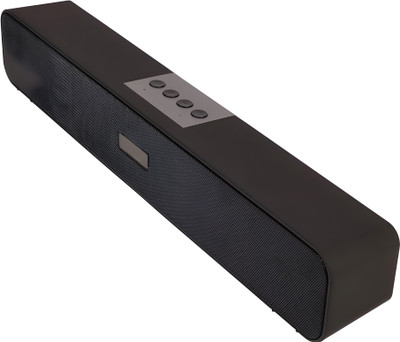 PIKPREE Wireless Bluetooth Soundbar 20W with AUX,USB FM support & Fast Charge Battery-21 20 W Bluetooth Soundbar(Black, Stereo Channel)