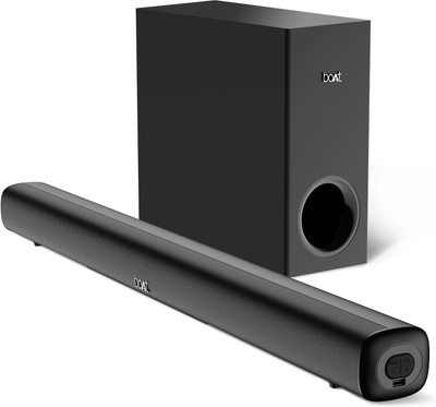 boAt Bar Mystiq 100 W Bluetooth Soundbar(Pitch Black, 2.1 Channel)
