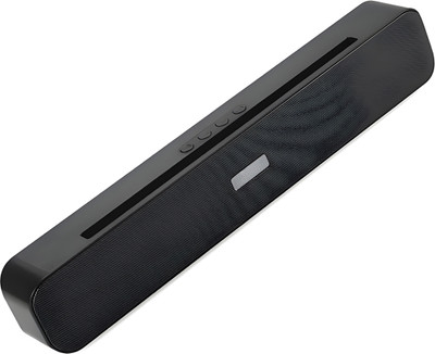XVEP SP-01 HIGH BASS Soundbar For 9.5 Hours Playtime Wireless Speaker for Parties 16 W Bluetooth Soundbar(Black, 5.1 Channel)