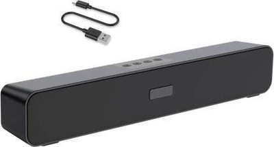 Soroo Future E91 Bluetooth speaker Soundbar for TV with Bluetooth/SD Card/Aux/Audio TV 10 W Bluetooth Soundbar(Black,Wall Computer TV Desktop Speakers, 2.0 Channel)