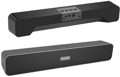 ZWOLLEX E-91 Bluetooth Laptop/Desktop Speaker BT Speak 10 W Bluetooth Soundbar 10 W Bluetooth Soundbar(Black, Stereo Channel)