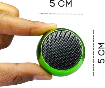 AJ HUB Waterproof Blue Mini Boost Speaker With Bluetooth Technology with Google, Alexa & Siri Assistant Smart Speaker(Metallic Blue)