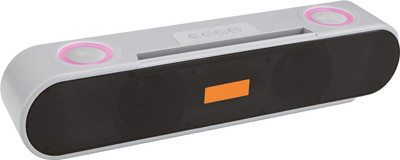 ZWOLLEX Extra Bass Speaker, Supports TF/SD Card/USB, and AUX, 8 Hours Playback Time 20 W Bluetooth Soundbar(White,black, Stereo Channel)