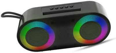 Soroo Future PORTABLE BLUETOOTH SPEAKER Dynamic Thunder Sound With High Bass 10 W Bluetooth Soundbar(Black On-the-Go Music Lovers, 2.0 Channel)