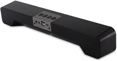 CIHYARD speaker with SD card and USB slot Wireless Bluetooth Multimedia 10 W Bluetooth Soundbar(Black, 5 Way Speaker Channel)
