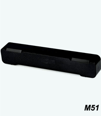 GUGGU CDS_861S_M51 WIRELESS BLUETOOTH SOUNDBAR FOR TV,HOME,DESKTOP SPEAKER 48 W Bluetooth Soundbar(Black, 2.1 Channel)