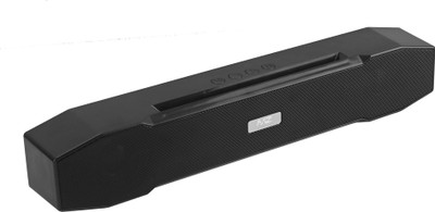 MZ M24VP (PORTABLE HOME T.V. SOUNDBAR) Dynamic Thunder Sound & High Bass, 2200mAh 10 W Bluetooth Soundbar(Black, Stereo Channel)