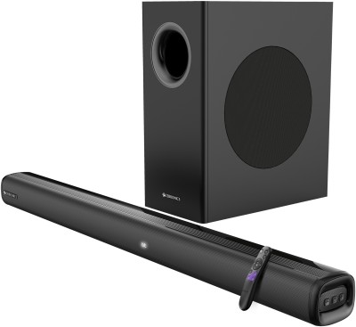 ZEBRONICS Zeb-Juke Bar 4100 200 W Bluetooth Soundbar(Black, 2.1 Channel)