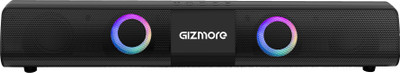 Gizmore Gizbar 2000 Portable Powerfull Bass Soundbar with Equalizer Modes 20 W Bluetooth Soundbar(Black, Stereo Channel)