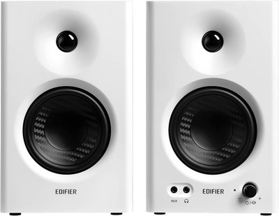 Edifier MR4 White 42 W Studio Monitor(White, 2.0 Channel)