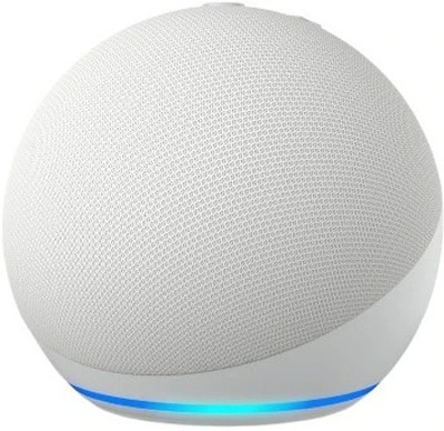 Alexa Echo Dot (5th Gen) | Bluetooth with Alexa Assistant Smart Speaker(White)