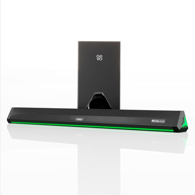 GOVO GOSURROUND 910 Dolby Digital 240 W Bluetooth Soundbar(Platinum Black, 2.1 Channel)
