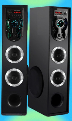 querial CDS Premium bass Multimedia Bluetooth Speaker 80 W Bluetooth Tower Speaker(Black, 3 Channel)