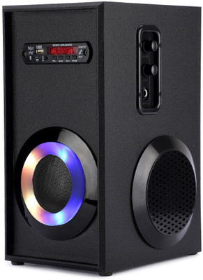 RZG Bluetooth tower Speaker with Mic Support | USB, AUX, LCD Display 80 W Bluetooth Tower Speaker(Black, Stereo Channel)