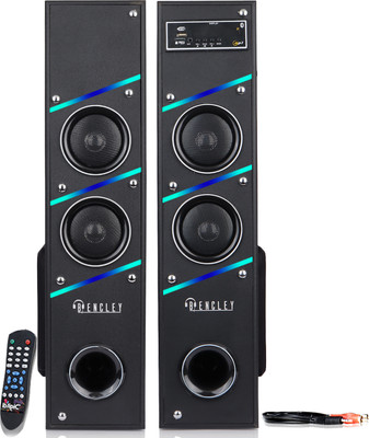 Bencley HDT-03 PRO Double Tower 125 W Bluetooth Tower Speaker(Black, 4.2 Channel)