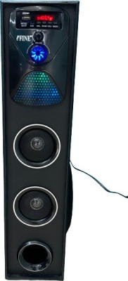FINE Bluetooth Tower Party Speaker With Usb, Fm, Bluetooth 50 W Bluetooth Tower Speaker(Black, Stereo Channel)