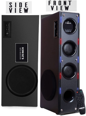 querial PHF-YG 80 W Bluetooth Tower Speaker(Black, 2.1 Channel)