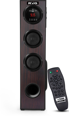RZG DJ Bluetooth Music System Speaker Home theater 120 W Bluetooth Tower Speaker(Black, 3 Channel)