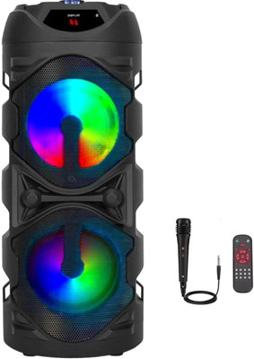 LIMBRO home Theatre TWS Mode FM USB AUX BLUETOOTH KARAOKE WIRED MIC RGB LIGHT 1000 W Bluetooth Home Theatre(Black, 2.0 Channel)
