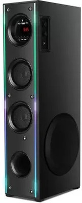 ultiads Bass With Disco Color Light In Built Wireless Bluetooth Speaker 130 W Bluetooth Tower Speaker(Black, 3.1 Channel)