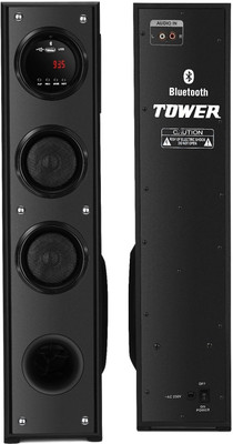 QuillQuarry D-108 Wireless Bluetooth Speaker With LED ,USB &FM 140 W Bluetooth Tower Speaker(Black, 5.1 Channel)
