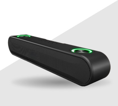 TX -FLO 19h playtime Soundbar with customizable sound settings for personalized audio 20 W Bluetooth Tower Speaker(Black, Stereo Channel)