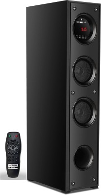 RZG Led/11 multimedia karaoke Bluetooth Music System Home theater 120 W Bluetooth Tower Speaker(Black, 2.0 Channel)
