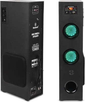 HR CREATIVE HR -551BT 120 W Bluetooth Tower Speaker(Black, Stereo Channel)