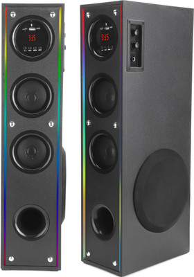 D1Y3 Multimedia Dj Box Music System Home theatre 120 W Bluetooth Home Theatre(Black, Stereo Channel)