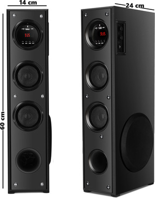 D1Y3 led speaker 8765high bass soundmini tower 120 W Bluetooth Tower Speaker(Black, Stereo Channel)