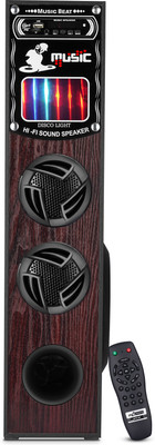 ultiads UN-098 Bluetooth Speaker With USB /FM 110 W Bluetooth Tower Speaker(Black, 3 Channel)