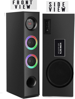 QuillQuarry GVG-Tower Multimedia Speaker System Remote Control 100 W Bluetooth Tower Speaker(Black, 4.1 Channel)