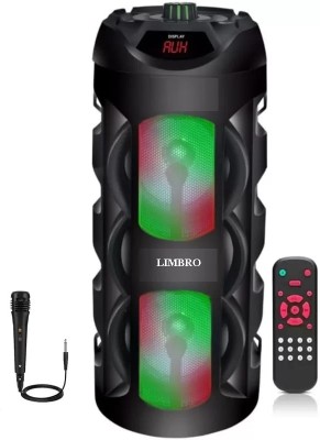 LIMBRO V03 40W speaker with mic 40 W Bluetooth Tower Speaker(Black, 2.0 Channel)