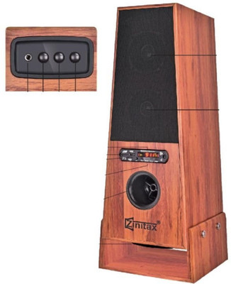 Zinitax Bluetooth Tower Speaker Series F-41VV 4.1 2700 2700 W Bluetooth Tower Speaker(Brown, 4.1 Channel)
