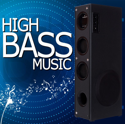 liluns 76-3D Sound subwoofer sound system 100 W Bluetooth Tower Speaker(Black, 4.1 Channel)