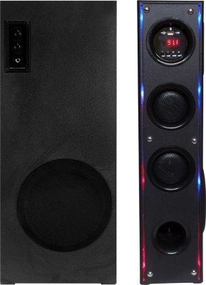 RZG N-SERIES LED PEAK POWER SOUND HOME THEATER SPEAKER 120 W Bluetooth Tower Speaker(Black, 3 Channel)