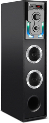 querial S-D/A 100 W Bluetooth Tower Speaker(Black, 2.0 Channel)