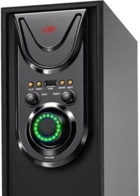 HZR Multimedia Dj Box Music System Home theatre 120 W Bluetooth Tower Speaker(Black, 2.1 Channel)