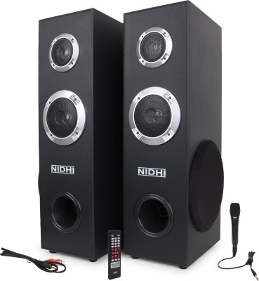 Nidhi FOREST With MIC 150 W Bluetooth Tower Speaker(Black, 4.2 Channel)