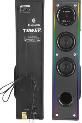 Yoment W3 Bluetooth Music System Home theater 100 W Bluetooth Tower Speaker(Black, 3 Channel)