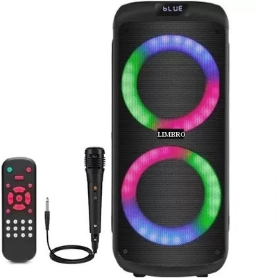 LIMBRO speaker with mic 40 W Bluetooth Tower Speaker(Black, 2.0 Channel)