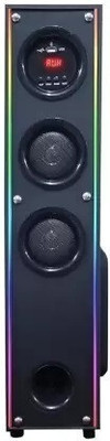 Quaranel EHJ-765 Wireless Bluetooth Speaker With USB /FM 100 W Bluetooth Tower Speaker(Black, 3 Channel)