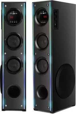 Quaranel YYTR 80 W Bluetooth Tower Speaker(Black, 3 Channel)