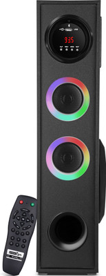 Yoment HG-76 Bluetooth Music System Home theater 100 W Bluetooth Tower Speaker(Black, 3 Channel)